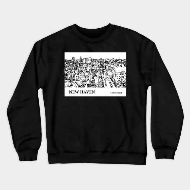 New Haven Connecticut Crewneck Sweatshirt by Lakeric